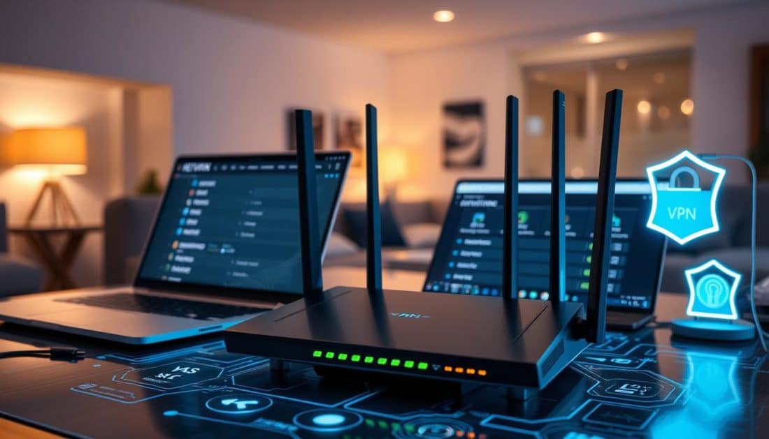 how to setup vpn on router