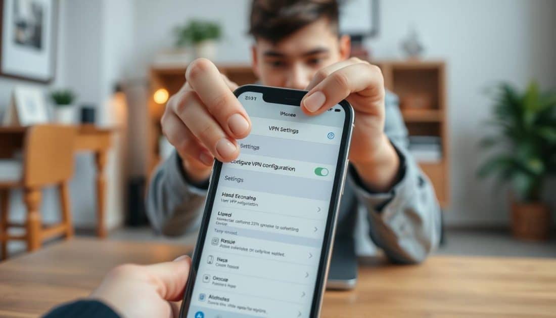 how to setup vpn on iphone